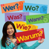 Question Words German Signs (Set of 6)