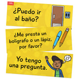 Classroom Phrases Spanish Signs - Set of 12