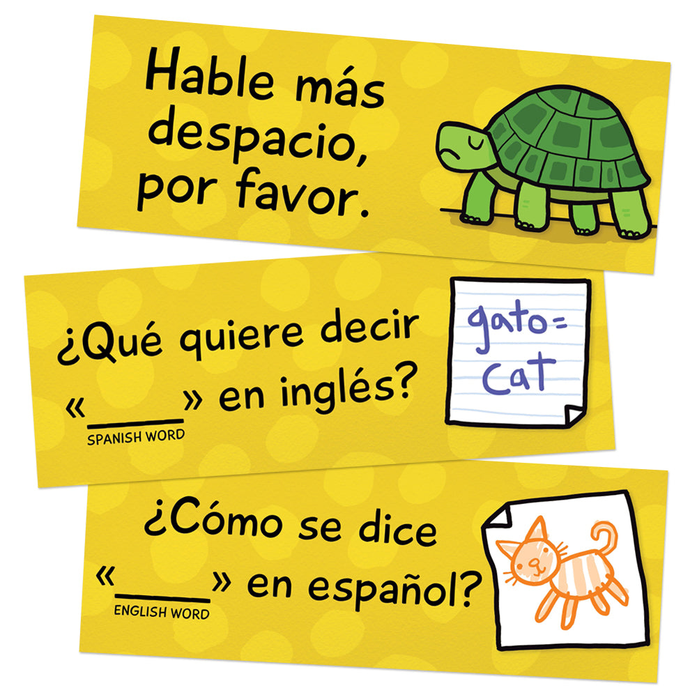 Classroom Phrases - Spanish - Signs - Set of 12