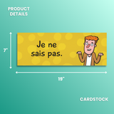 Classroom Phrases Signs, Set of 12 for French Classrooms
