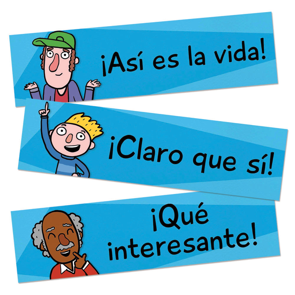 Essential Spanish Rejoinder Signs - Set of 12