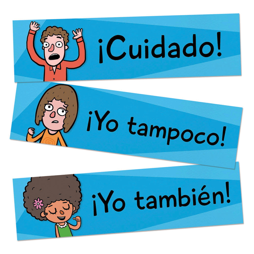 Essential Spanish Rejoinder Signs - Set of 12