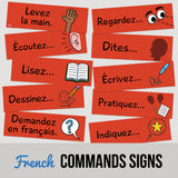 Classroom Commands French Signs