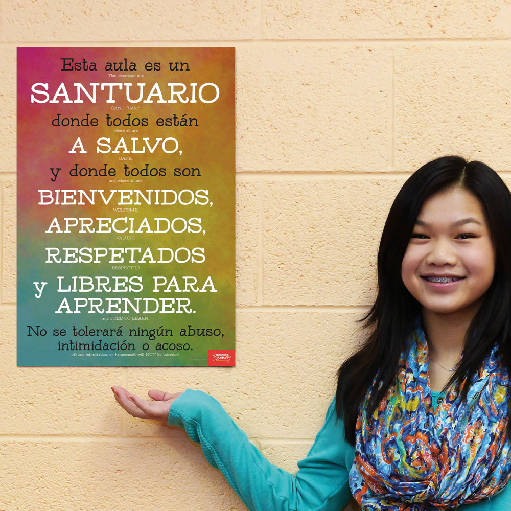 Classroom Sanctuary Spanish Mini-Poster