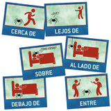 Where Is the Spider? Spanish Directions Signs - Set of 17