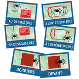 Where Is the Spider? French Directions Signs - Set of 17