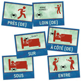 Where Is the Spider? French Directions Signs - Set of 17