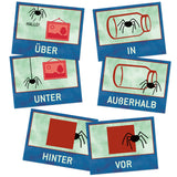 Where Is the Spider? German Directions Signs - Set of 17