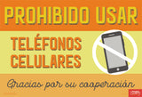 No Cell Phones Spanish Mini-Poster