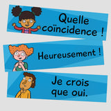 Essential French Rejoinder Signs - Set of 12