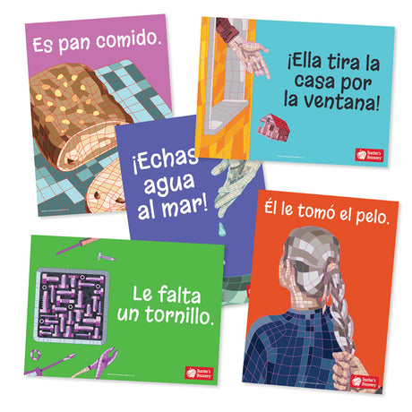 Spanish Idioms - Spanish - Mini-Posters  - Set of 10