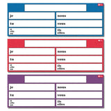 Dry-Erase French Verb Charts Set of 3