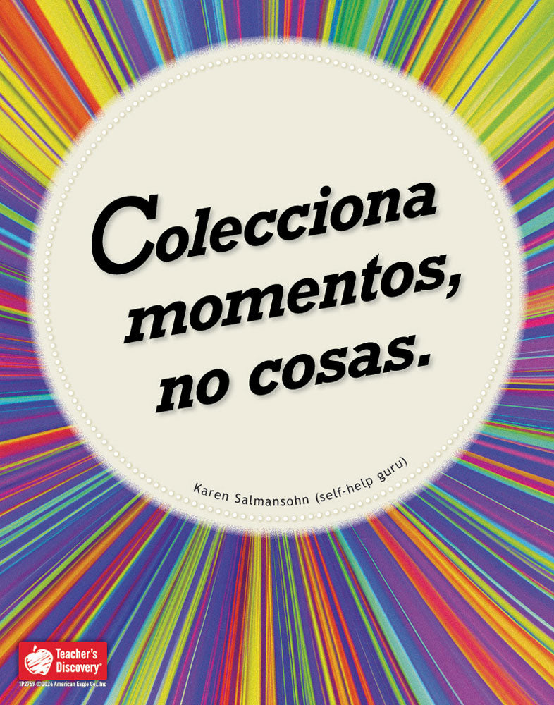 Colecciona momentos, no cosas Super Value Poster