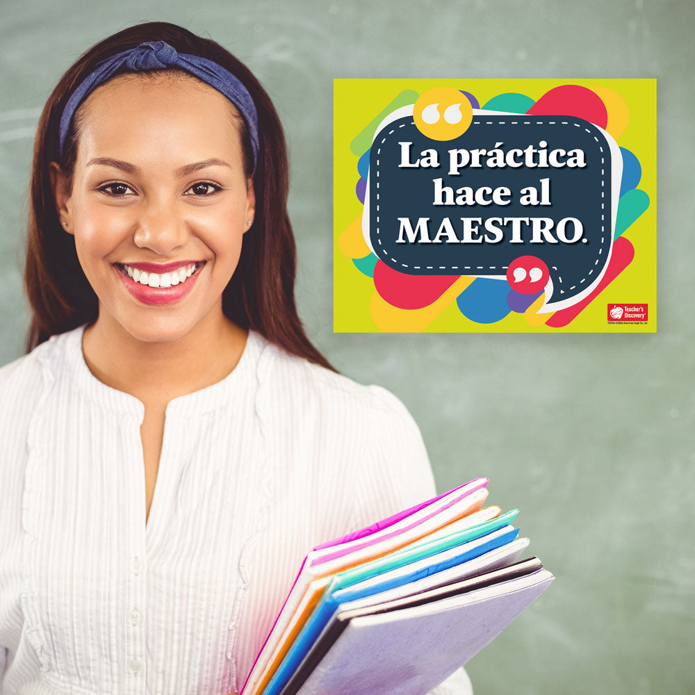 La práctica hace al maestro Super Value Poster