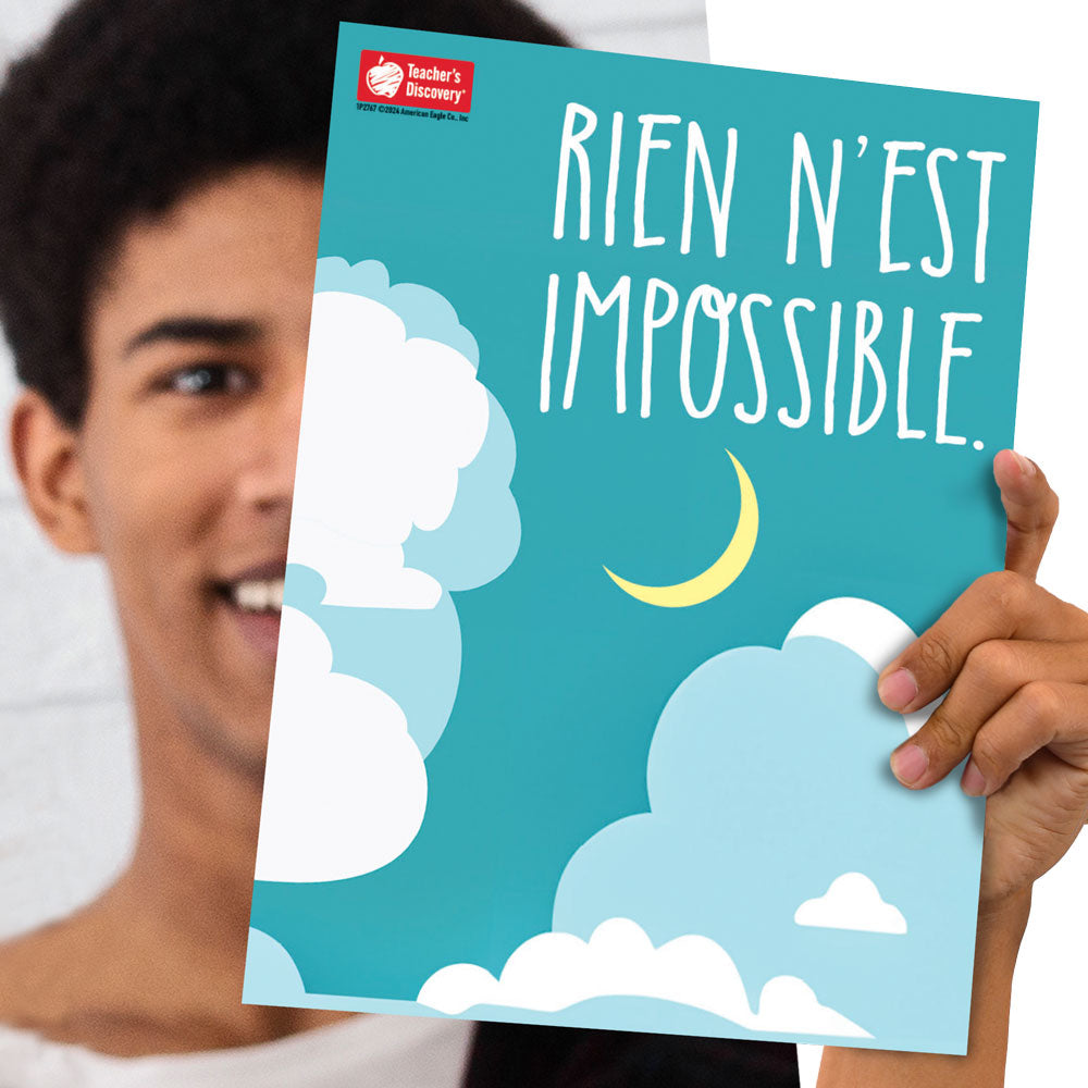 Nothing Is Impossible Super Value French Poster