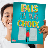 Make Good Choices Super Value French Poster