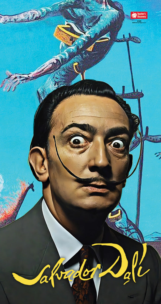 Dalí & Frida Fluorescent Light Covers Set of 2