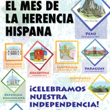 Hispanic Heritage Month - Spanish - Door Poster