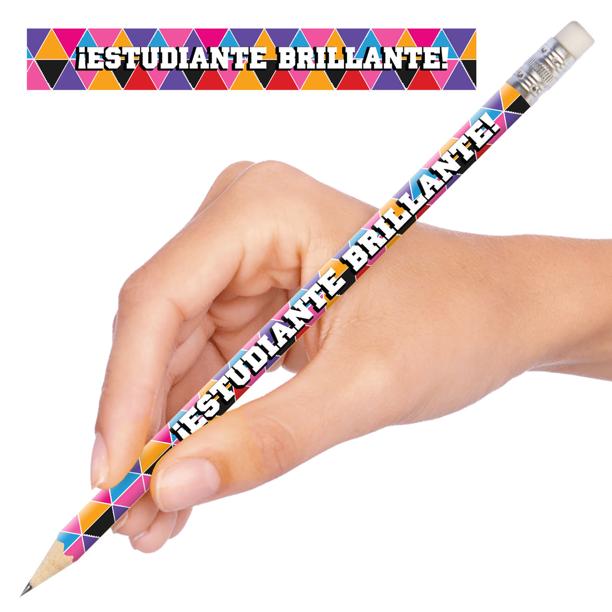 ¡Estudiante brillante! Enhanced® Spanish Pencils (One dozen)