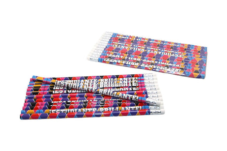 ¡Estudiante brillante! Enhanced® Spanish Pencils (One dozen)