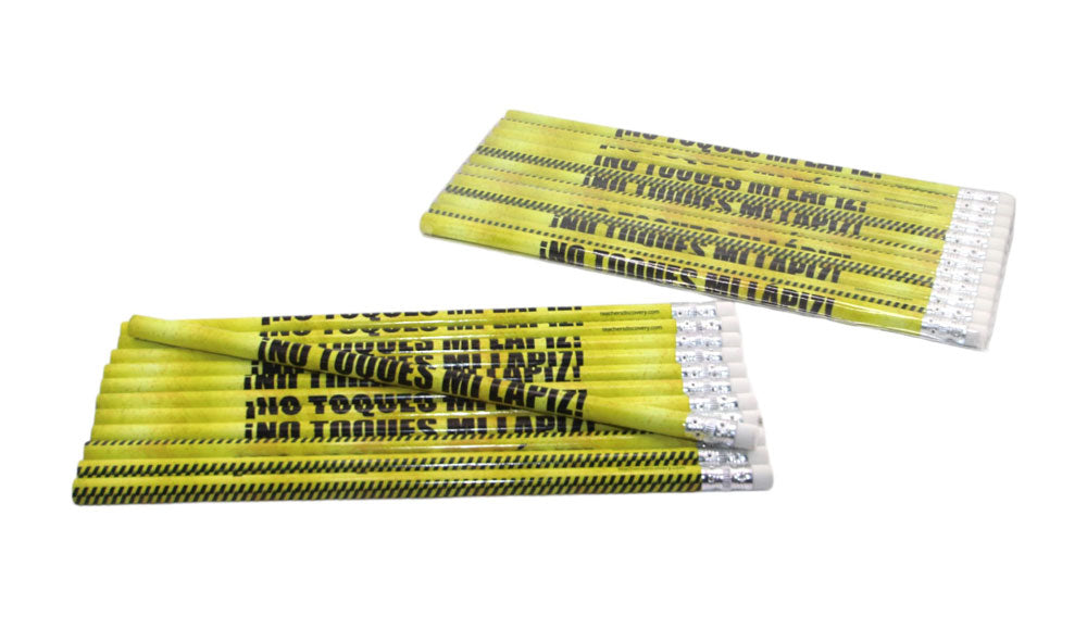 ¡No toques mi lápiz! Enhanced® Spanish Pencils (One dozen)