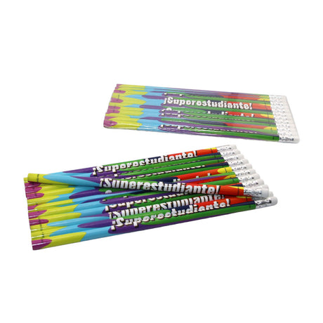 ¡Superestudiante! Enhanced® Spanish Pencils (2 dozen)