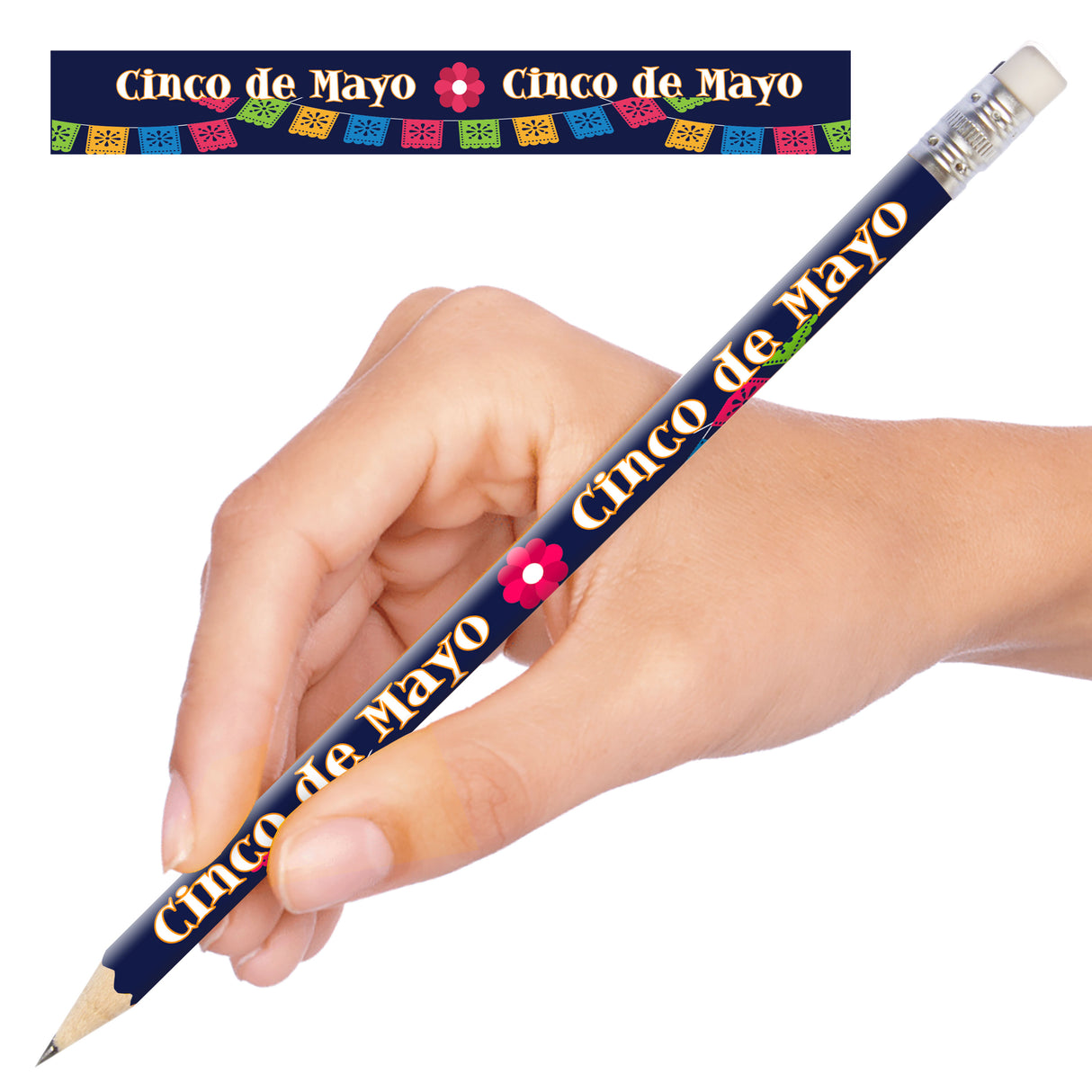 Cinco de Mayo Enhanced® Spanish Pencils