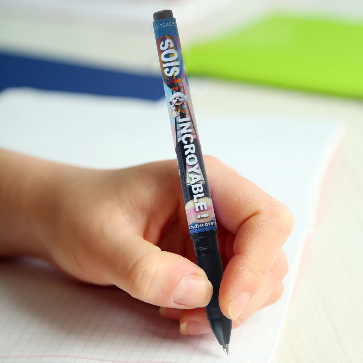 Sois incroyable ! Enhanced® French Erasable Ink Pens - One Dozen