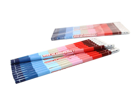 Hurray for French! Enhanced® Pencils (Two Dozen)