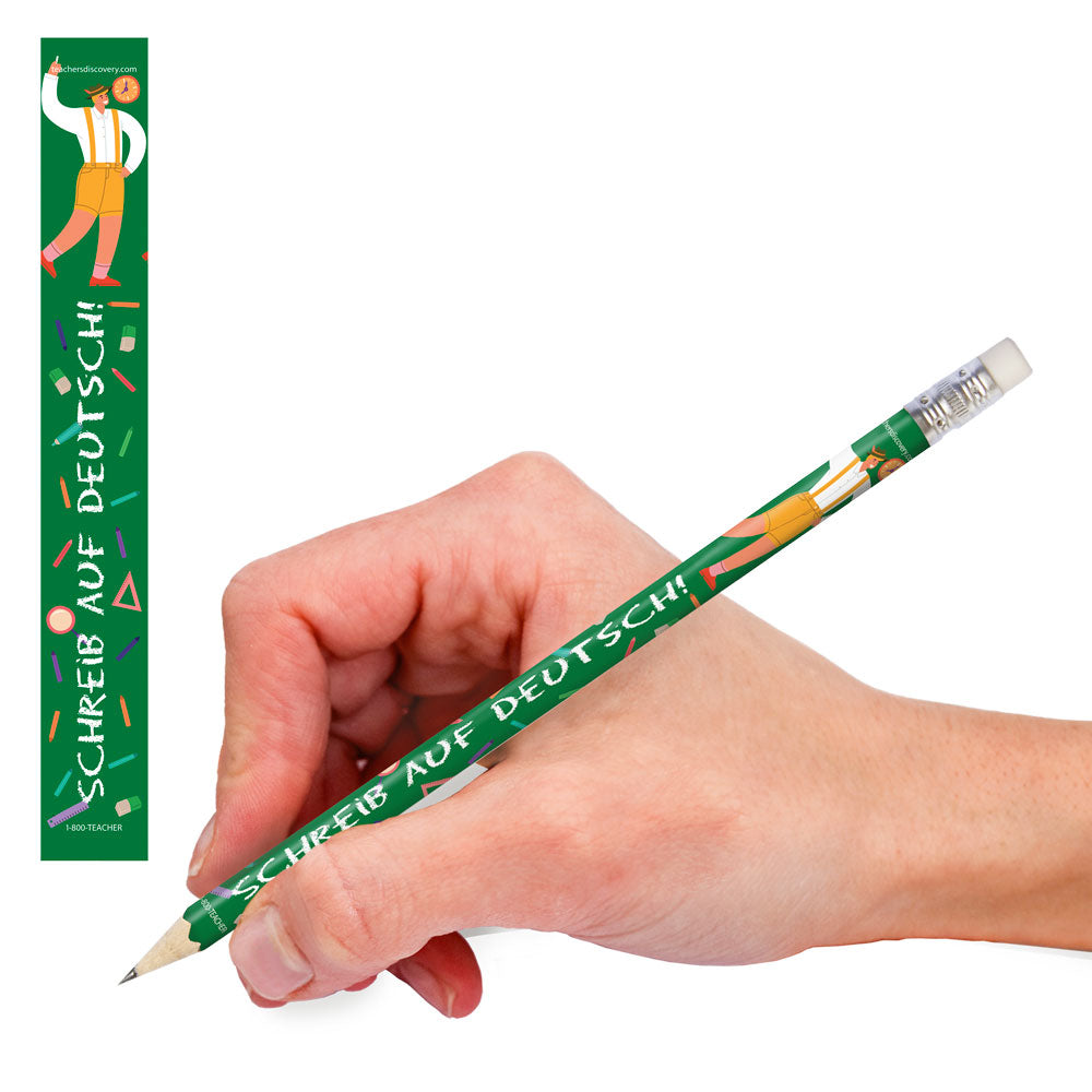 Write It in German! Enhanced® Pencils (One Dozen)