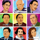 Hispanic Artists Mini-Poster Set