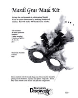 Mardi Gras Mask Kit