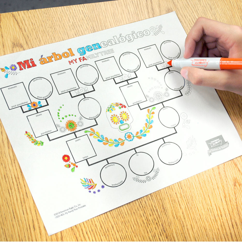 My Family Tree Spanish Printable Download