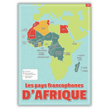 French-Speaking Africa Poster for French Classrooms