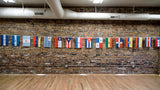 Spanish classroom banners and signs, featuring 21 Spanish-Speaking Countries Flags.