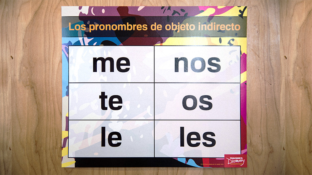 "Pronouns Pro" Spanish Charts (Set of 4)