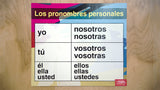 "Pronouns Pro" Charts - Spanish - Mini-Posters - Set of 4