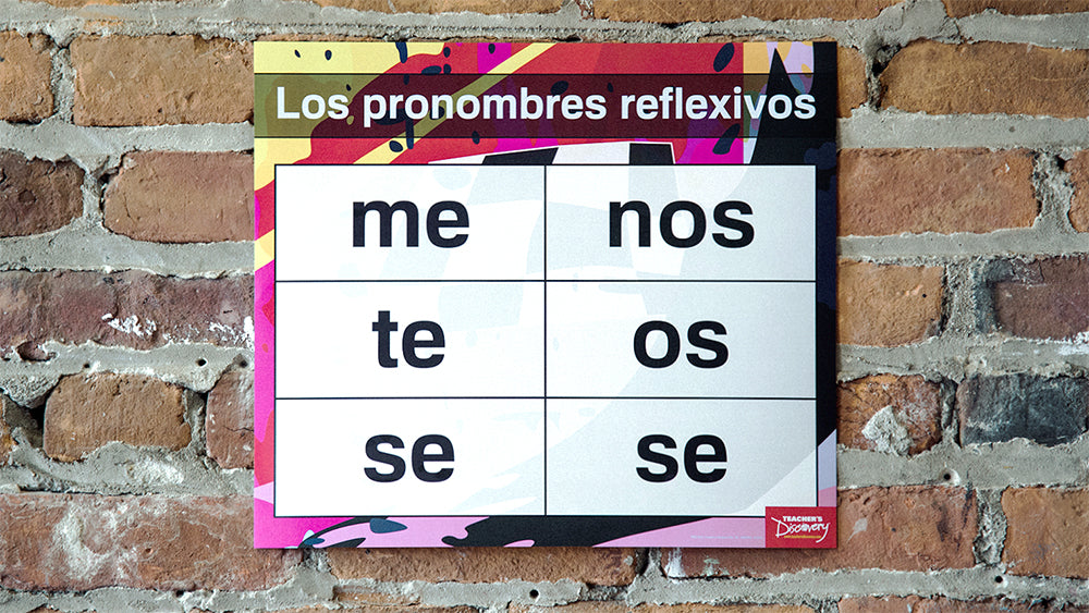 "Pronouns Pro" Charts - Spanish - Mini-Posters - Set of 4