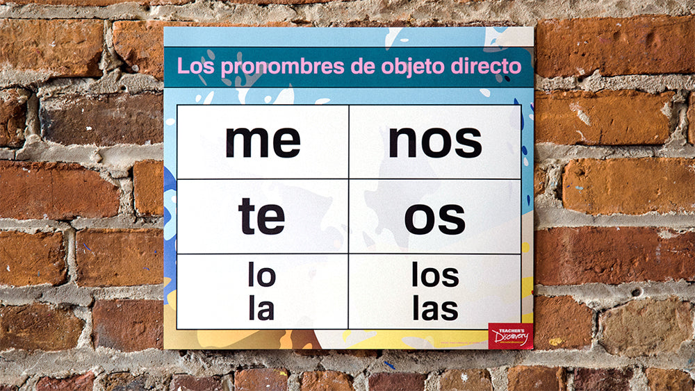 "Pronouns Pro" Charts - Spanish - Mini-Posters - Set of 4