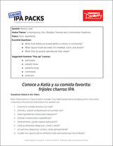 Katia Cocina Novice-Mid Spanish IPA Pack - DIGITAL RESOURCE DOWNLOAD