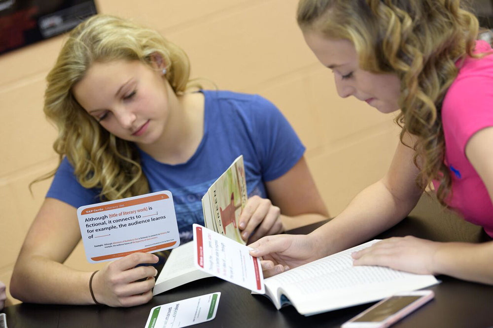 TAP Cards: Informational Text and Literary Text Card Sets for High School