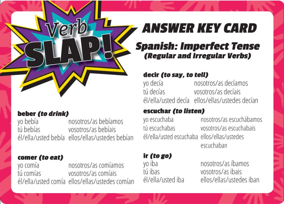 Verb Slap! Spanish Games