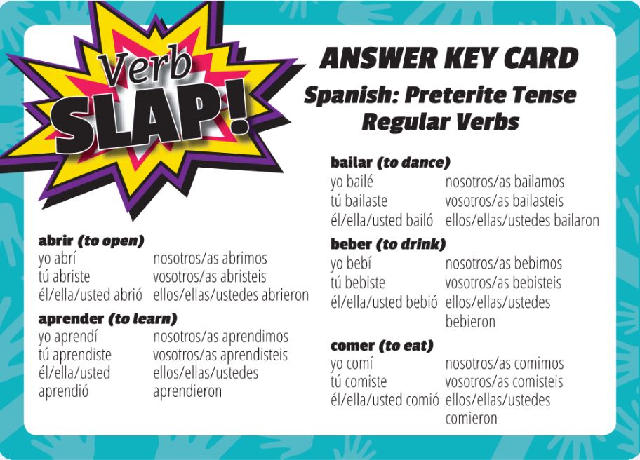 Verb Slap! Spanish Games