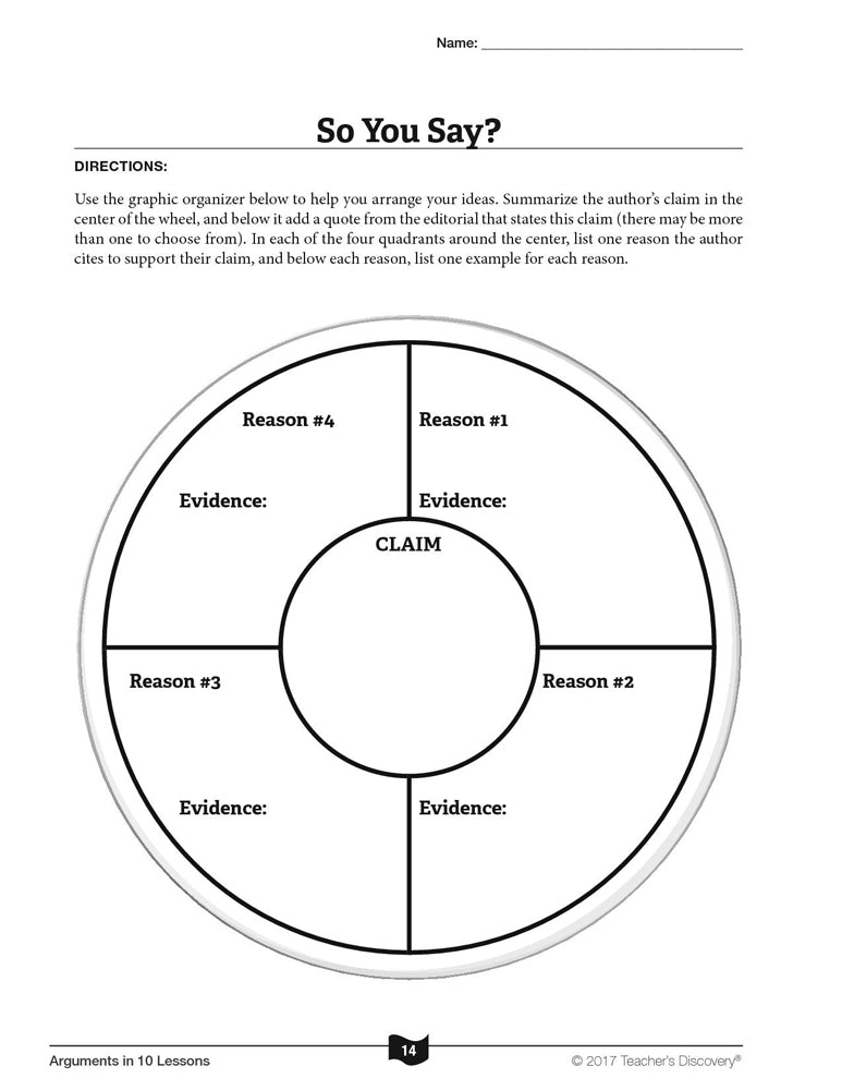 Arguments in 10 Lessons Book