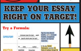 Keep Your Essay Right on Target Poster