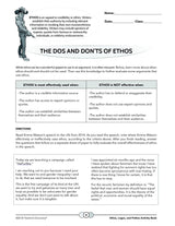 Ethos, Logos, and Pathos Print Activity Book and Poster Set