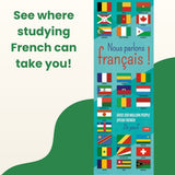 "We Speak French" Flags - French - Skinny Poster