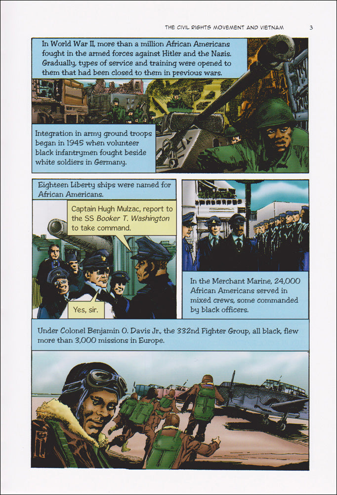 Civil Rights Movement and Vietnam Graphic Novel