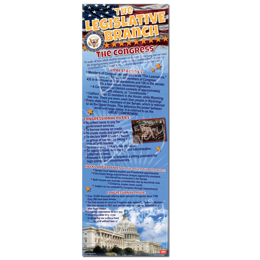 Branches of Government ~ Set of 3 Posters