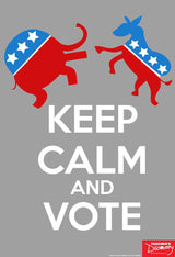 Keep Calm and Vote Mini-Poster